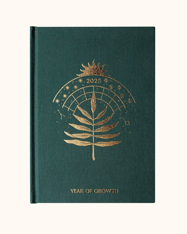 2025 Year Of Growth Book - Forest Green