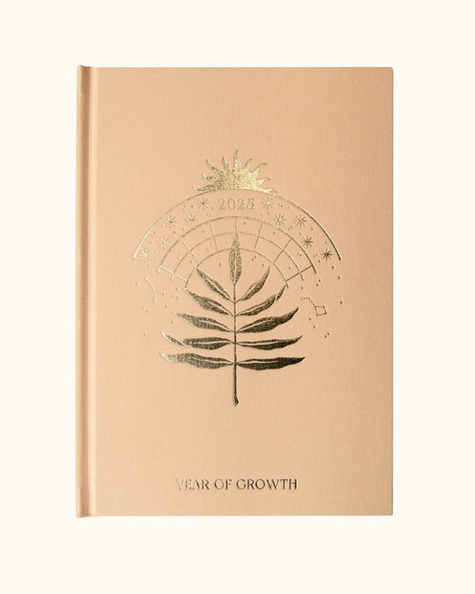 2025 Year Of Growth Book - Oat Latte