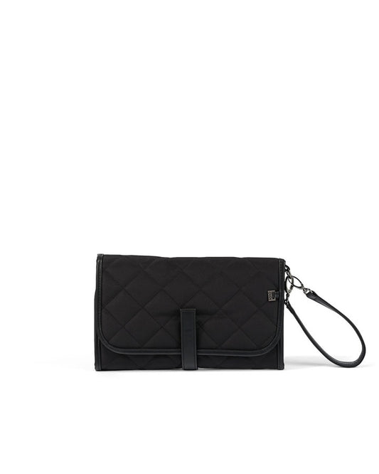 Change Mat Clutch - Black Quilt