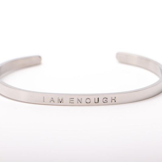 I Am Enough - Engraved Bangle