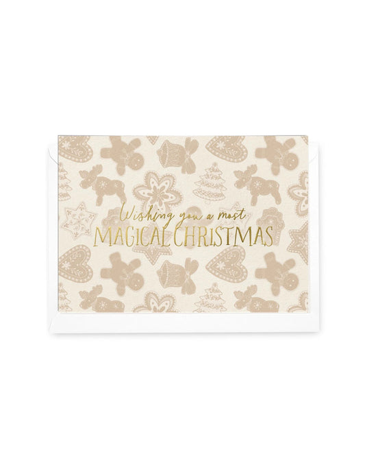 Merry Christmas Wreath Greeting Card