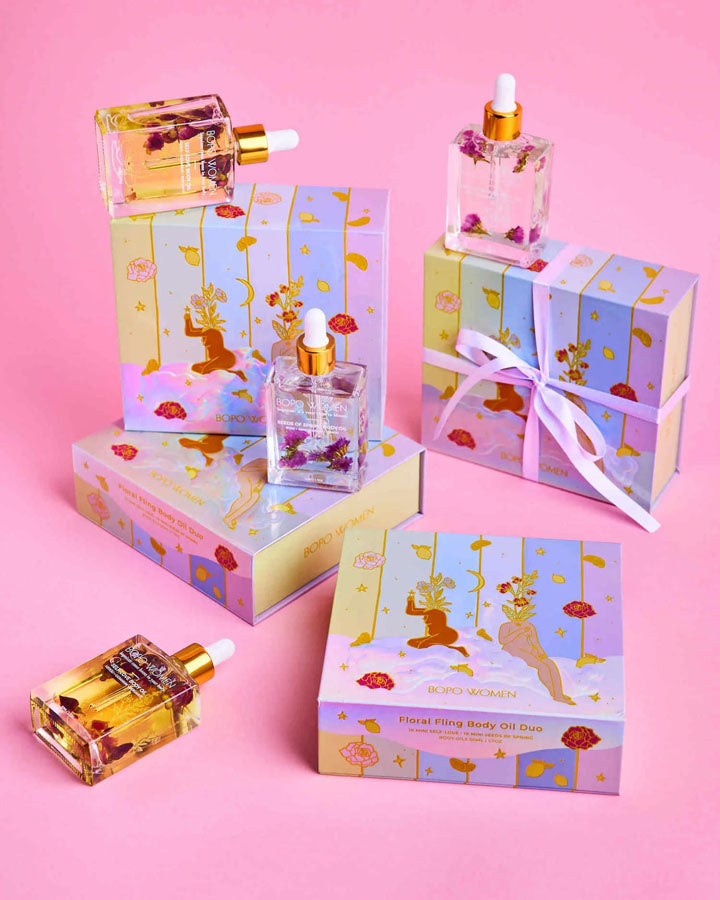 Floral Fling Body Oil Gift Set