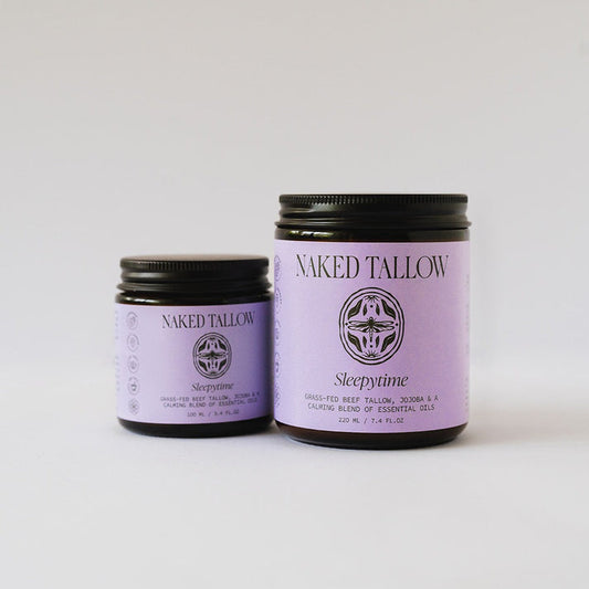 Naked Tallow Cream - Sleepytime (Lavender, Roman Chamomile + Sweet Orange)  100mL