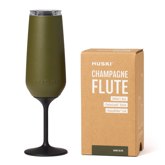 Huski Champagne Flute - Dark Olive (Limited Release)