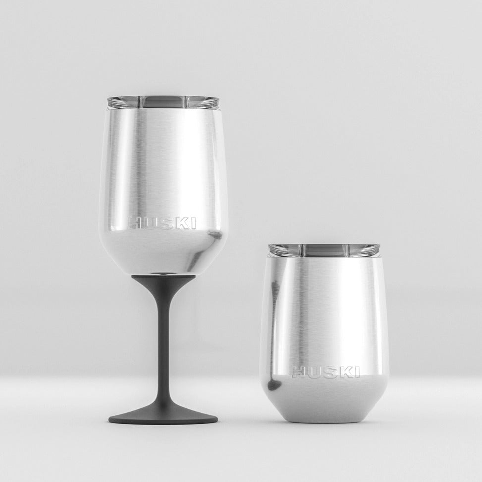 Huski Wine Tumbler 2.0 - Stone Grey