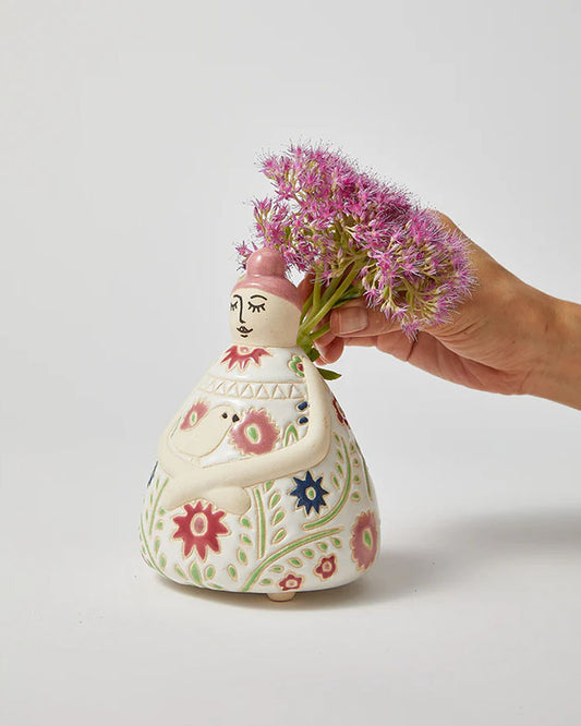 Nonna Floral Vase - Multi