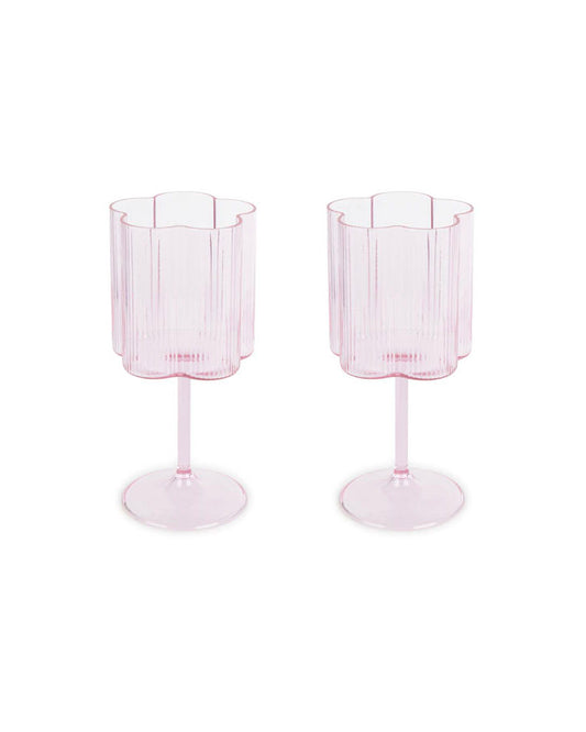 Pink Wine Glasses