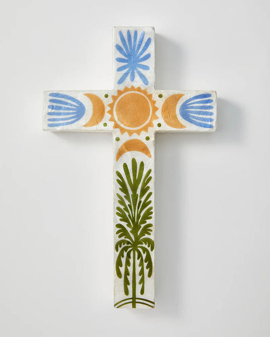 Tulum Cross - Green Palm