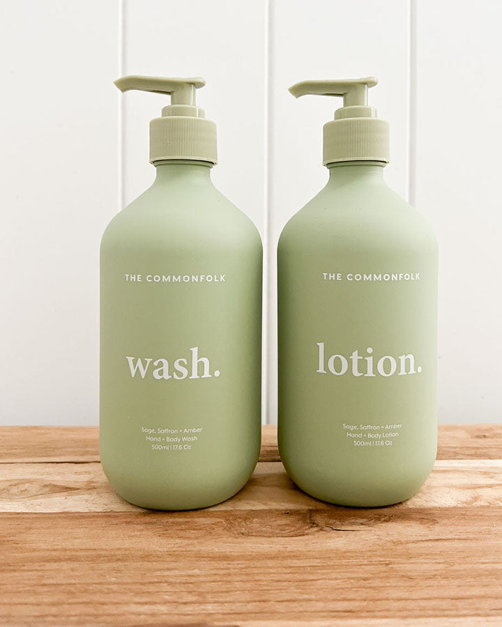 Keep It Simple Wash + Lotion Kit - Sage